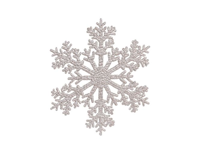 Hovedbilde Snøfnugg med glimmer Ø20 cm