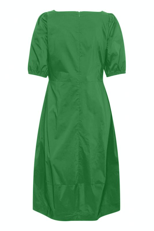 CUantoinett SS O-neck Dress - Jolly Green 