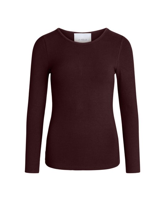 Hovedbilde Lisa langermet t-shirt, aubergine
