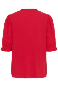 Hovedbilde CUtala Elina SS Blouse - Racing Red