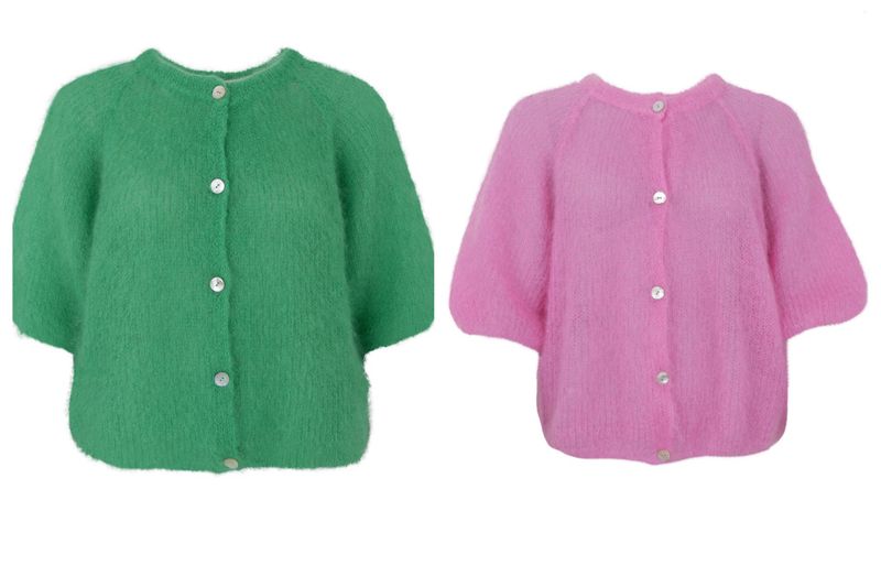 BCBJOERK patent strikket cardigan, flere farger