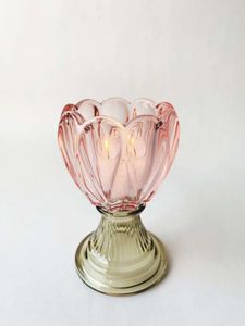 Hovedbilde Lysglass Ruby 8&times;12 cm rosa