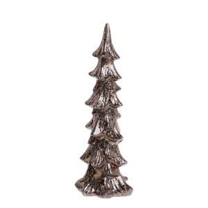 Hovedbilde Juletre&nbsp;med glimmer – Mocca (Stor)