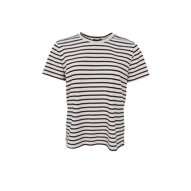BCMAYLEE SS Tee – t skjorte offwhite med sorte striper