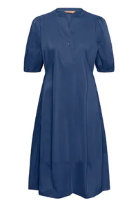 Hovedbilde CUANTOINETT SS PLACKET DRESS,  True Navy – ...