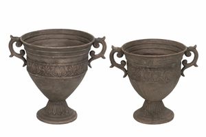 Hovedbilde Krukke p&aring; fot – metall