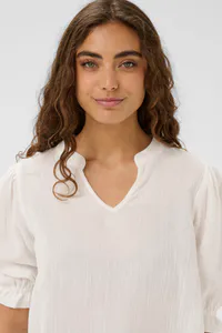 Hovedbilde CUtala Elina SS Blouse - Spring Gardenia - White