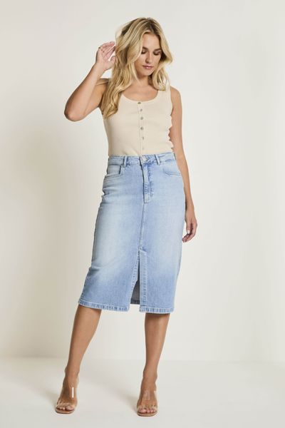 July / Para Mi denim skj&oslash;rt