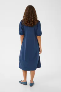Hovedbilde CUANTOINETT SS PLACKET DRESS,  True Navy – ...