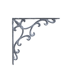 Hovedbilde Hylleknekt fransk lilje, H25/L25/B4 cm antique ...