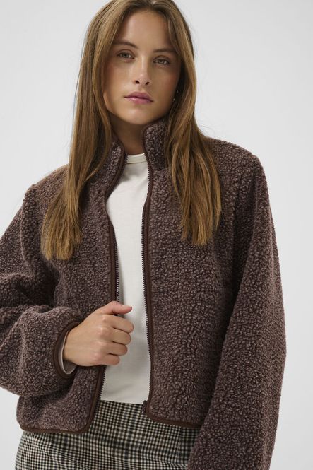 Hovedbilde CUcatina teddyjakke – Coffee Bean Melange