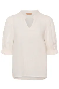Hovedbilde CUtala Elina SS Blouse - Spring Gardenia - White