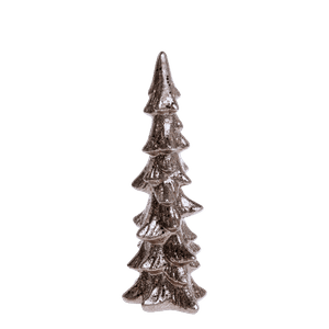 Hovedbilde Juletre med glimmer- Mocca (lite)