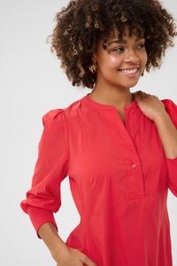 Hovedbilde CUANTOINETT 3/4 SLEEVE DRESS - Fiery Red