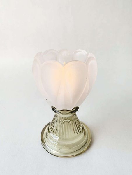 Lysglass Ruby 8×12 cm creme