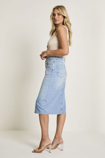 July / Para Mi denim skj&oslash;rt